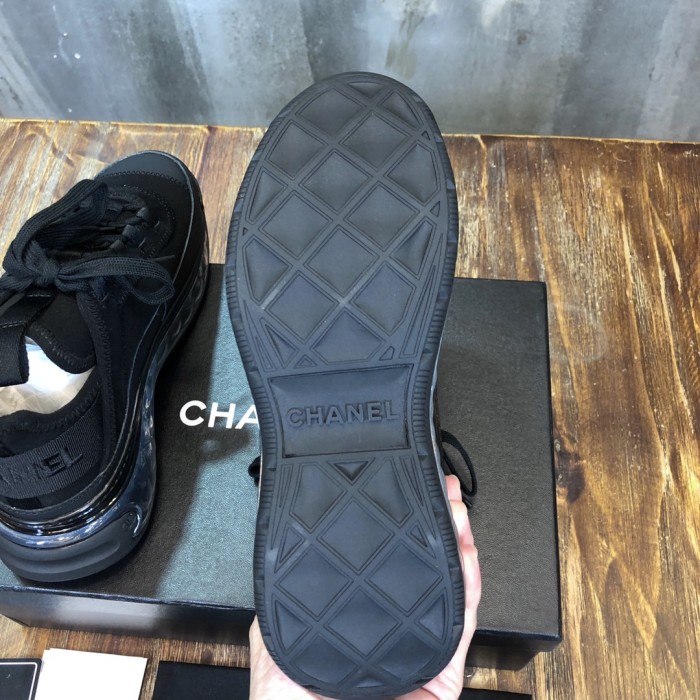 Chanel Fabric & Suede Calfskin Low Top Sneaker 14