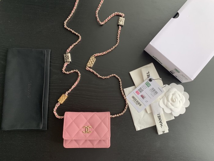 Handbag Chanel 2444 size 10cmx8cmx1.5 cm