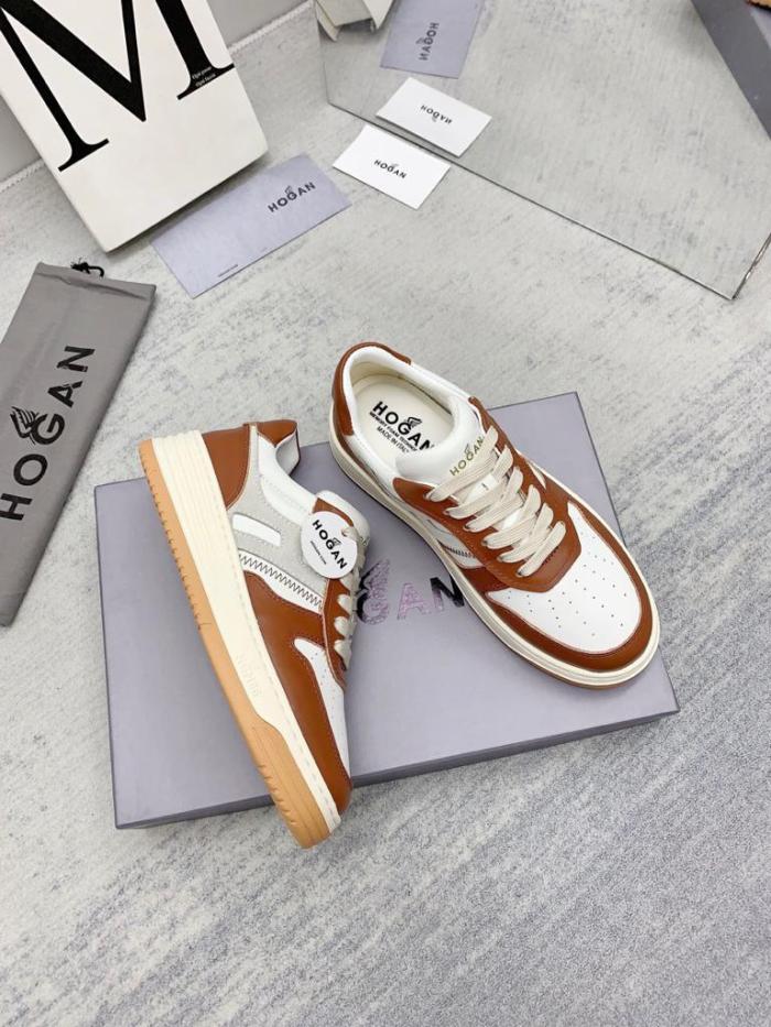 Hogan H630 White Grey Brown