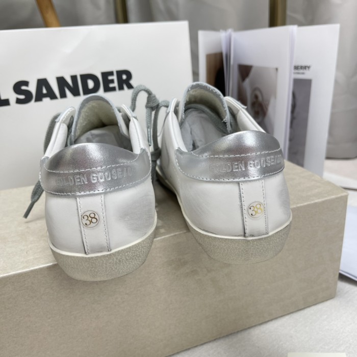 Golden Goose Superstar distressed-finish sneakers 27