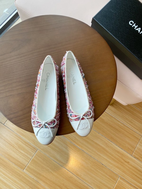 Chanel Ballerinas Fabric & Grosgrain 19