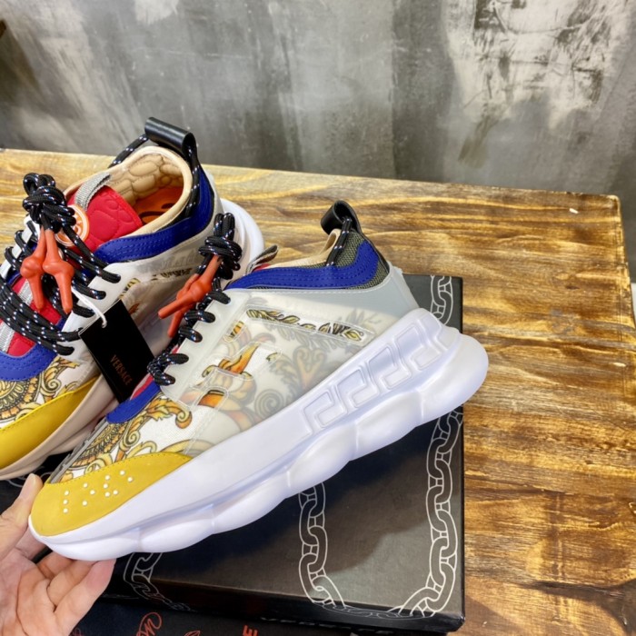 Versace Chain Reaction Multi-Color Rubber Suede