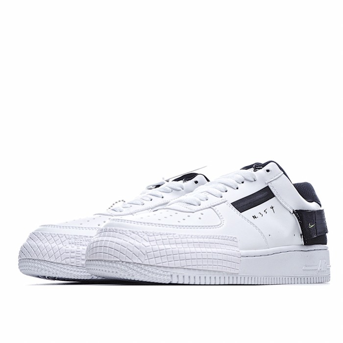 Nike Air Force 1 Type White Black Volt