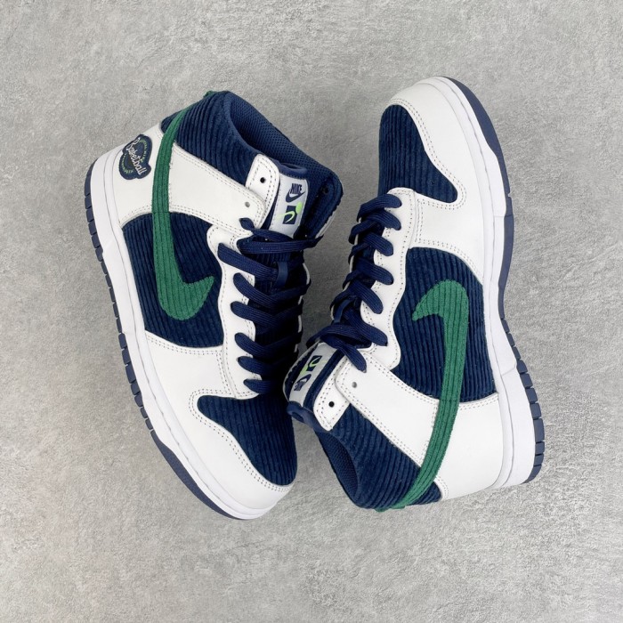 Nike Dunk High Sports Specialties White Navy
