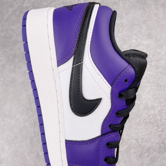 Jordan 1 Low Court Purple White