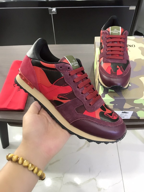 Valentino Garavani Rockrunner camouflage-print sneakers 1