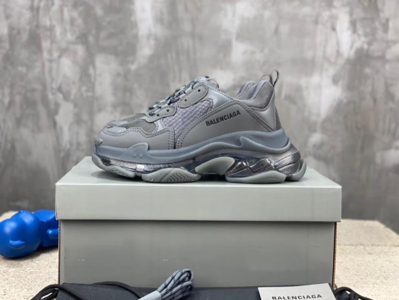 Balenciaga Triple S Clear Sole Deep Blue