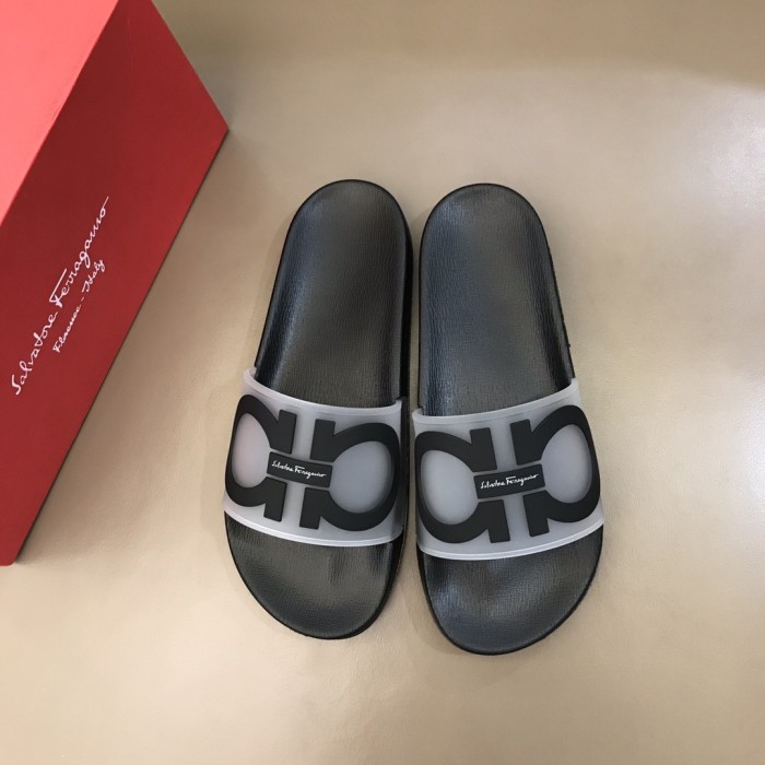 Salvatore Ferragamo Groove Slides 3