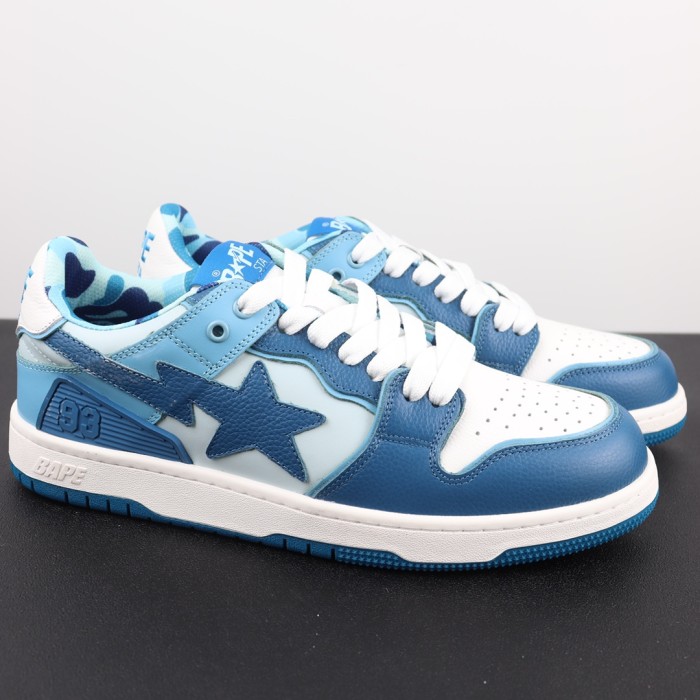 A Bathing Ape Bape SK8 Sta ABC Camo Blue (2022)