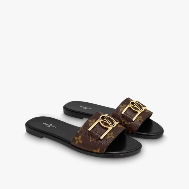 Louis Vuitton 1A64MK Lock it Flat Mule