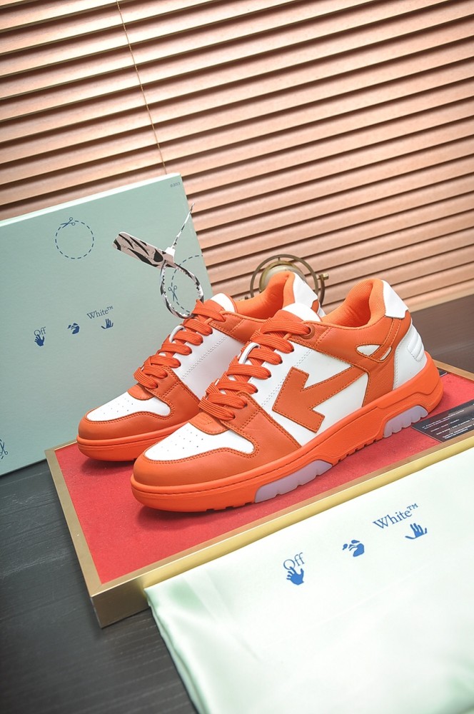 OFF-WHITE OOO Low Out of Office Red White