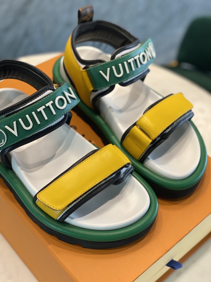 Louis Vuitton PASEO FLAT COMFORT SANDALS WOMEN 9