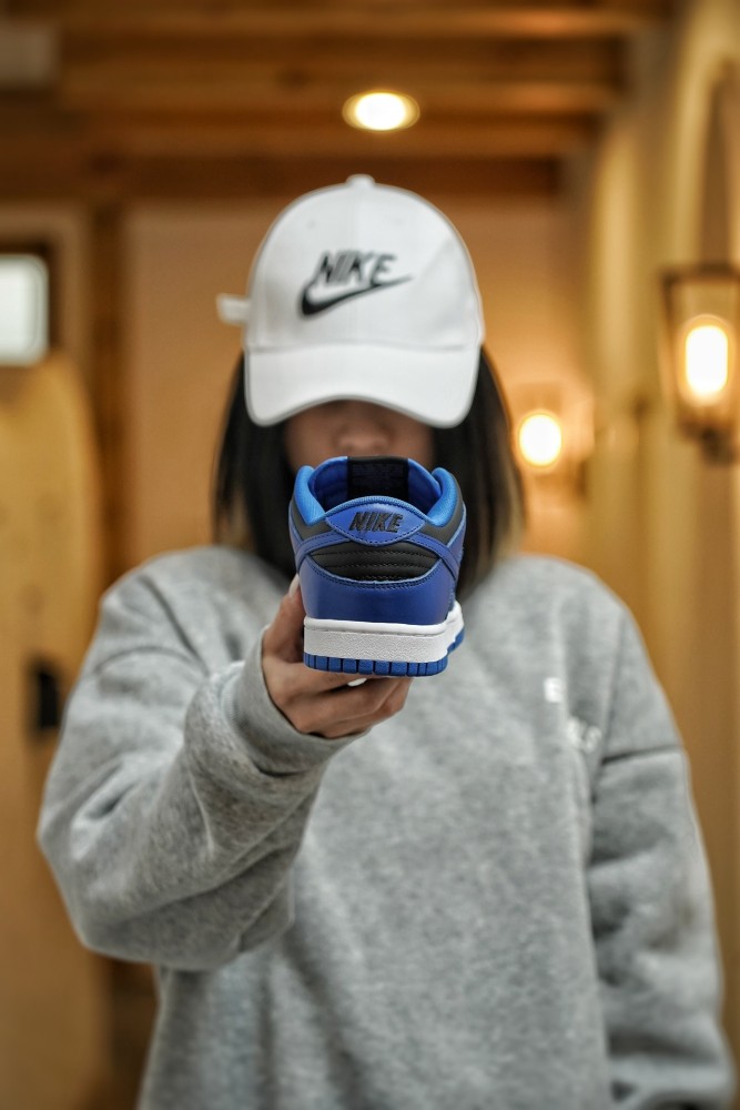 Nike Dunk Low Retro Black Hyper Cobalt (2021)