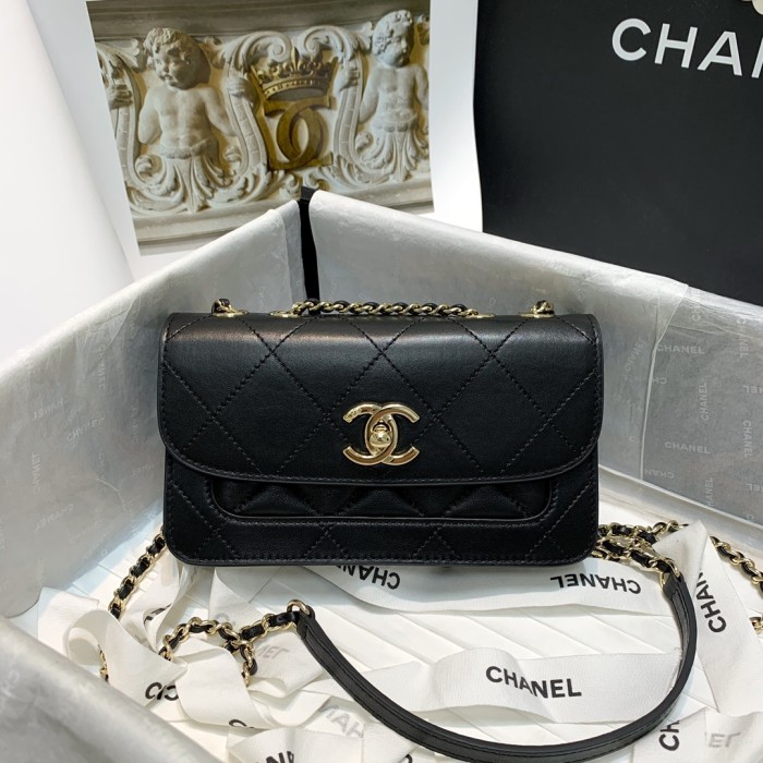 Handbag Chanel 2742 size 19 10.5 4.5 cm