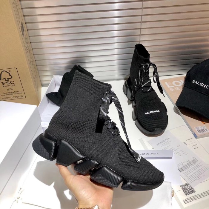 Balenciaga Speed 2.0 Lace Up Black (W)