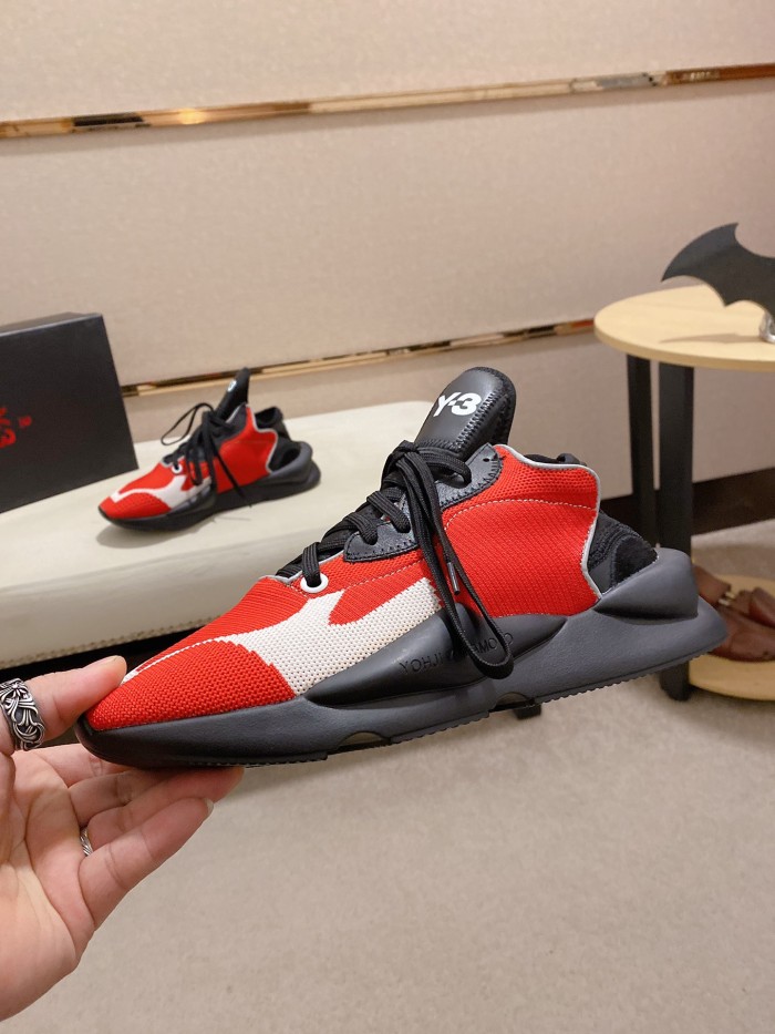 Y-3 Kaiwa Lace-Up Sneakers 11