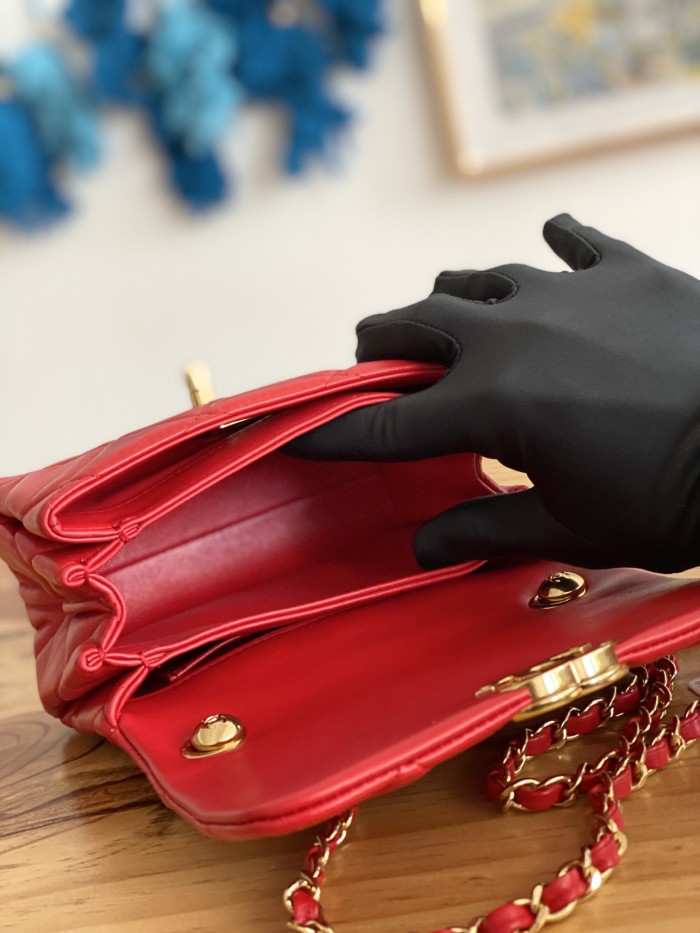 Handbag Chanel 3365 size 17X11.5X8.5 Cm