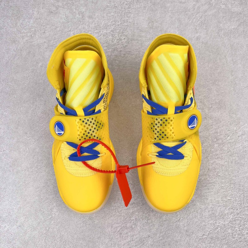 Nike React Hyperdunk 2017 Flyknit Off-White Yellow