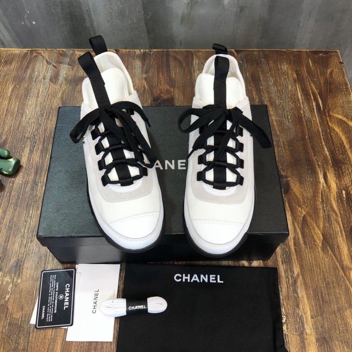 Chanel Fabric & Suede Calfskin Low Top Sneaker 13