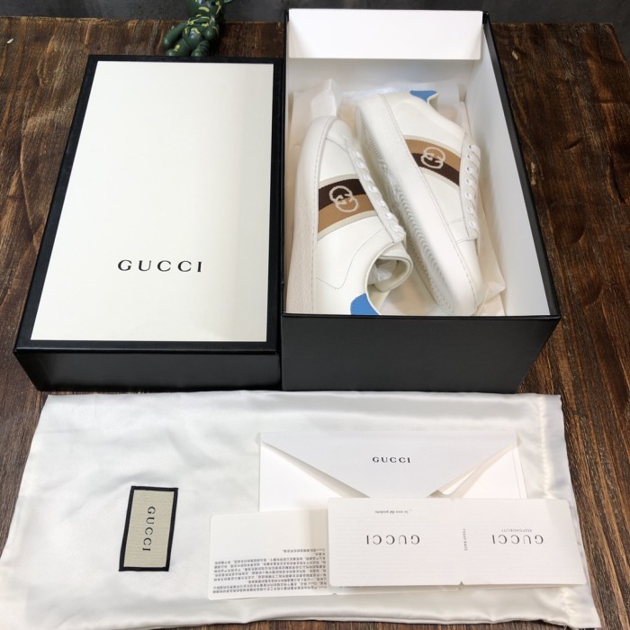 Gucci Ace Blue Interlocking G