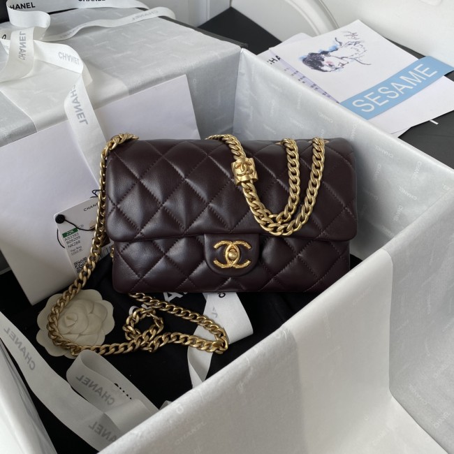 Handbag Chanel AS3393 size 14*22*8 cm
