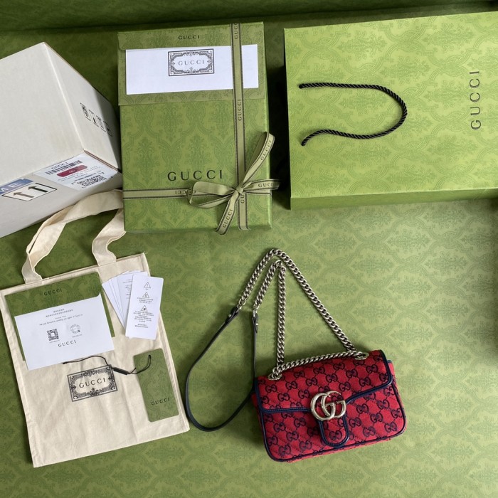 Handbag Gucci 446744 size 22*13*6 cm