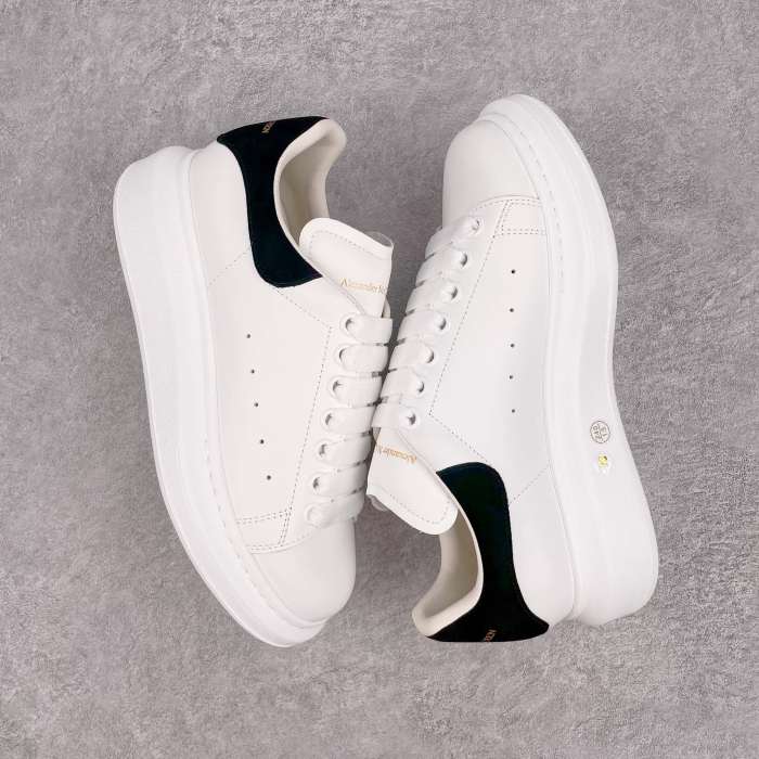 Alexander McQueen Oversized Ivory Black Suede (W)