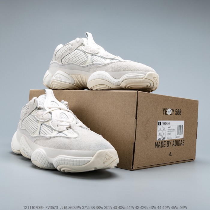 Adidas Yeezy 500 Bone White