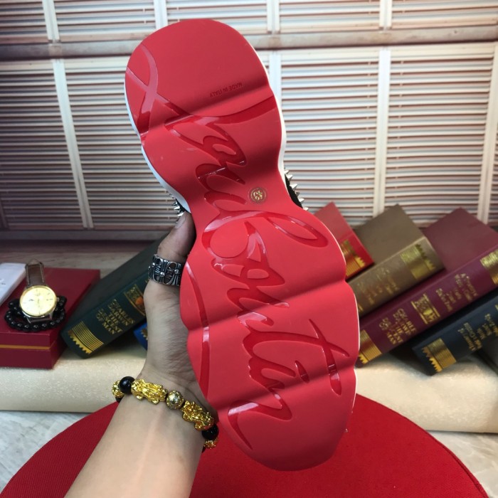 Christian Louboutin Spike Sock Flat Sneakers 4
