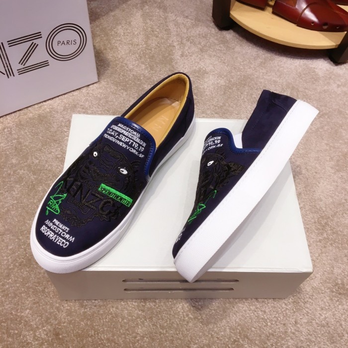 Kenzo K-SKATE Tiger canvas slip-on sneakers 9