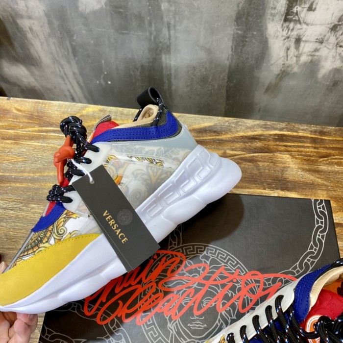 Versace Chain Reaction Multi-Color Rubber Suede