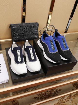 Dior B25 Zip Low Blue Black White