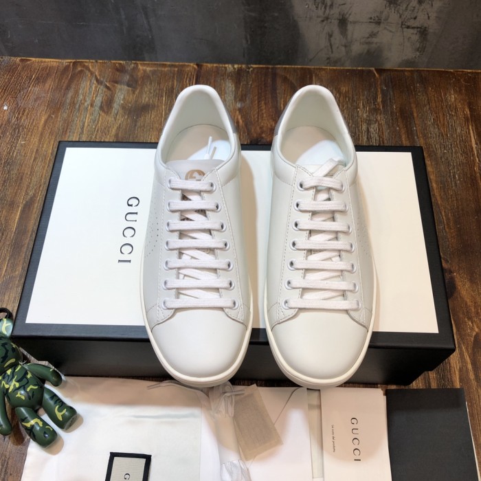 Gucci Ace Perforated Interlocking G (W)