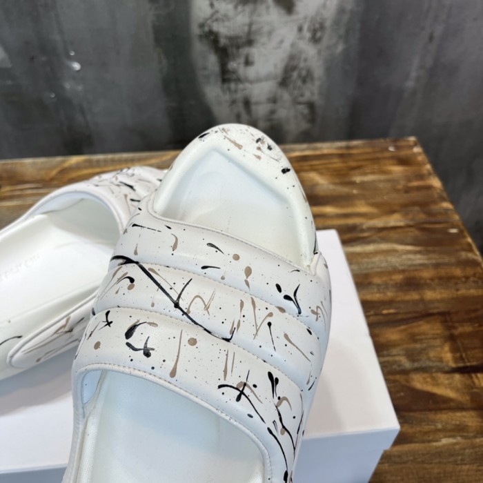 Balmain Quilted leather B-IT mules 9