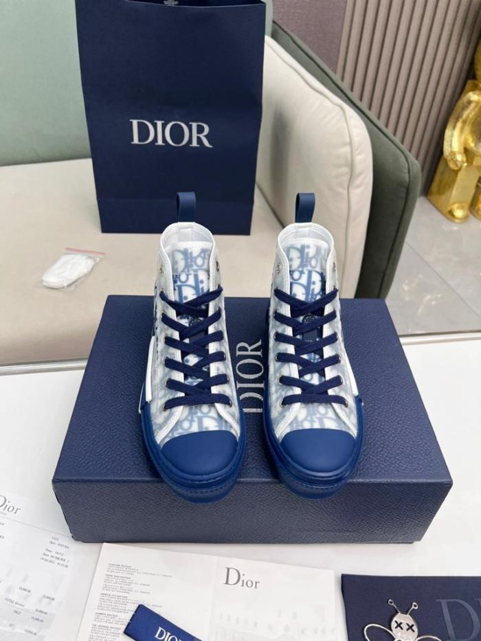 Dior B23 High Top Blue Oblique