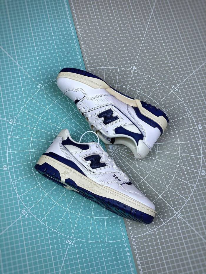 New Balance 550 Aime Leon Dore White Navy