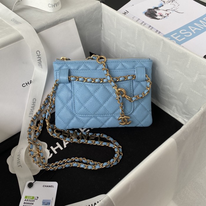 Handbag Chanel AS3225 size 12*17.5*2.5 cm