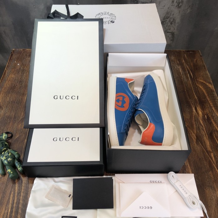 Gucci Ace Interlocking GG Teal