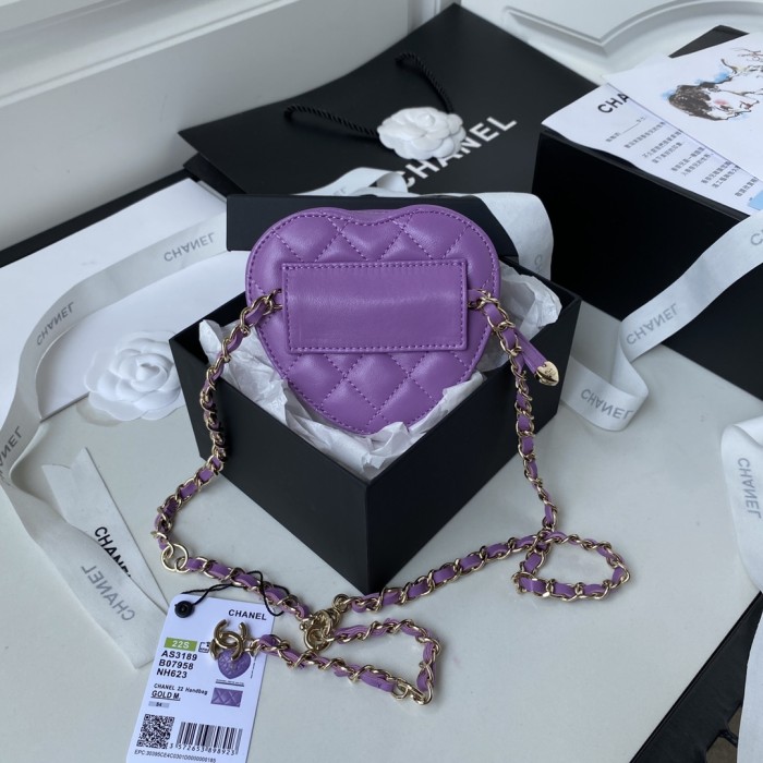 Handbag Chanel AS3189 size 8.5×11×5.5 cm