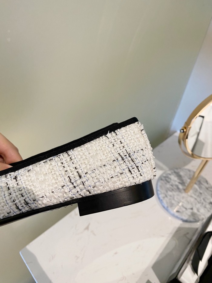 Chanel Ballerinas Fabric & Grosgrain 20