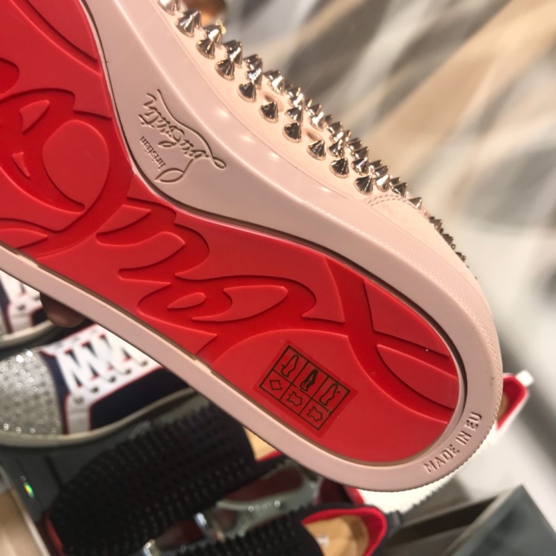 Christian Louboutin Louis Junior Spikes Orlato Flat Sneakers 34