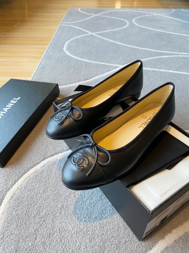 Chanel Ballerinas Fabric & Grosgrain 1