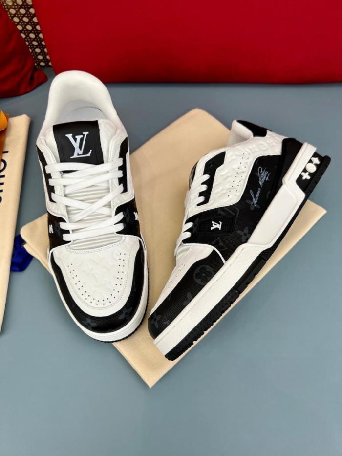 Louis Vuitton LV Trainer #54 Black White