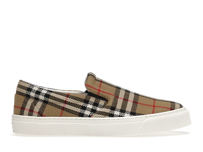 Burberry Slip On Check Print
