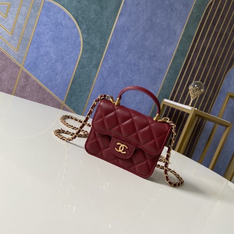 Handbag Chanel 81112 size 12 9.5 3 cm