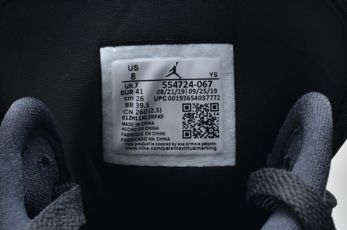 Jordan 1 Mid Green Toe