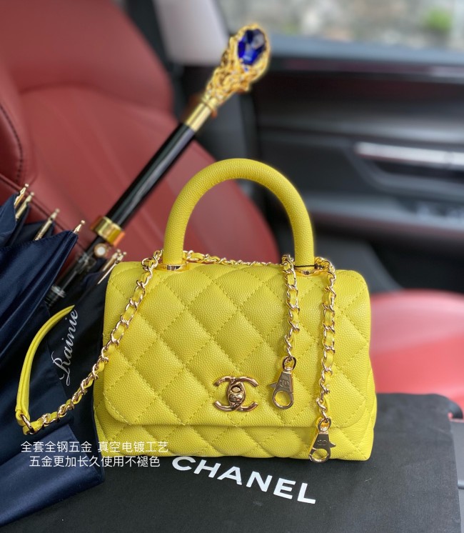 Handbag Chanel AS2215 size 𝟏𝟑*𝟏𝟗*𝟗 𝑐𝑚