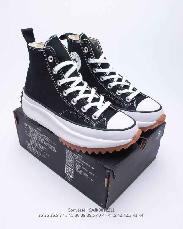 Converse Run Star Hike Hi Black White Gum