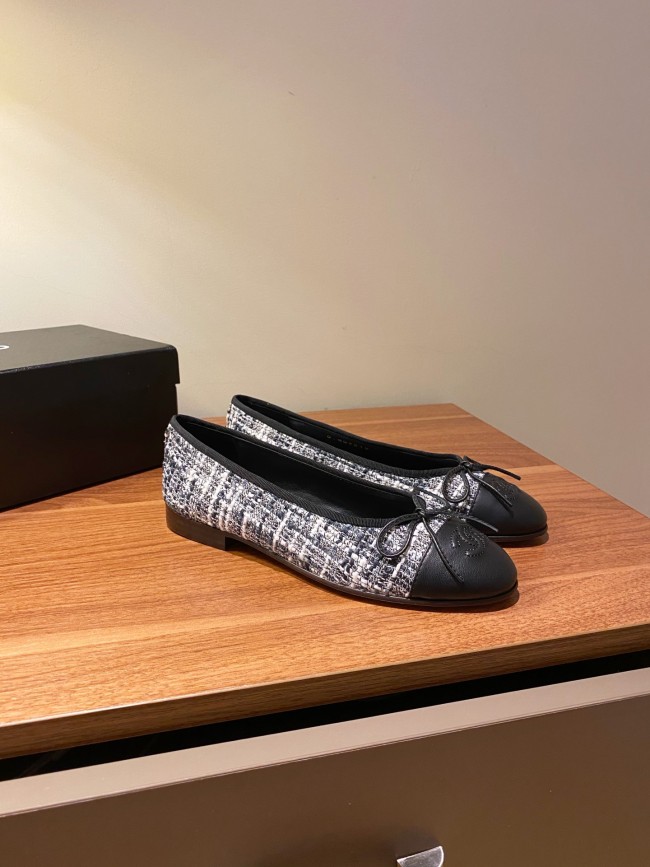 Chanel Ballerinas Fabric & Grosgrain 21