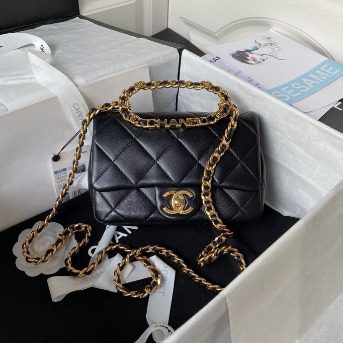 Handbag Chanel AS3749 size 20 cm